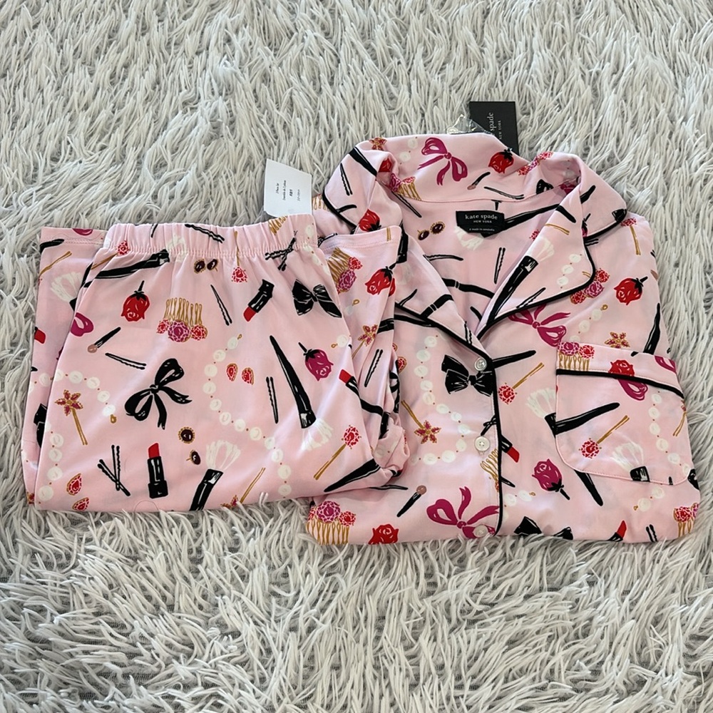 NWT Kate Spade All Dolled Up Pajama Set - Picture 4 of 12